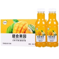 小輕果語膳食果園芒果復(fù)合果汁飲料500ml